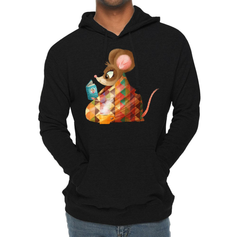 Cosy Mouse 80s Lightweight Hoodie by alheklupsm | Artistshot