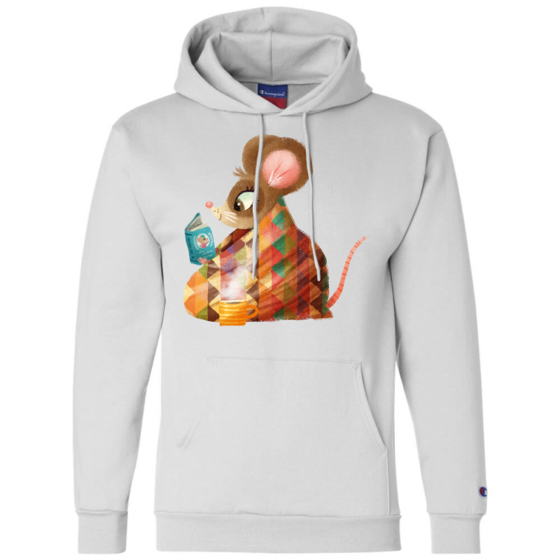 Cosy Mouse 80s Champion Hoodie by alheklupsm | Artistshot