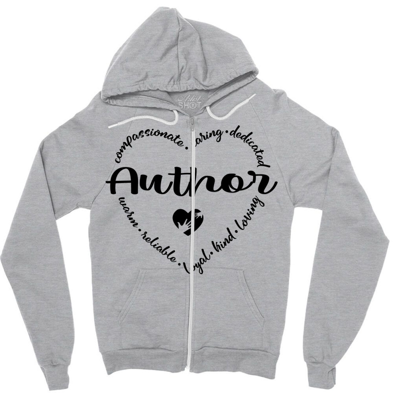 Author Gift Travel Zipper Hoodie by kacutahookef | Artistshot