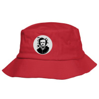 Edgar Allan Poe Nevermore Circular Design Bucket Hat | Artistshot