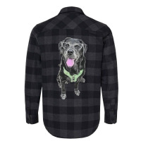 Stacey The Black Lab Hippie Flannel Shirt | Artistshot