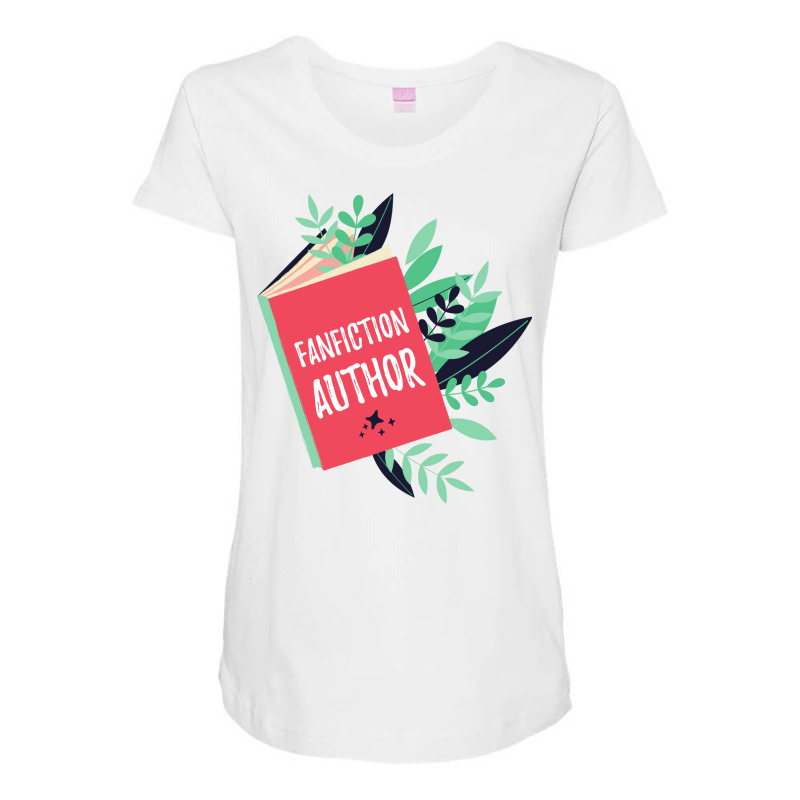 Fanfiction Author Maternity Scoop Neck T-shirt by kacutahookef | Artistshot