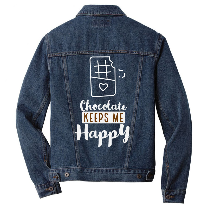 Chocolate 20230214t221815493 Men Denim Jacket | Artistshot