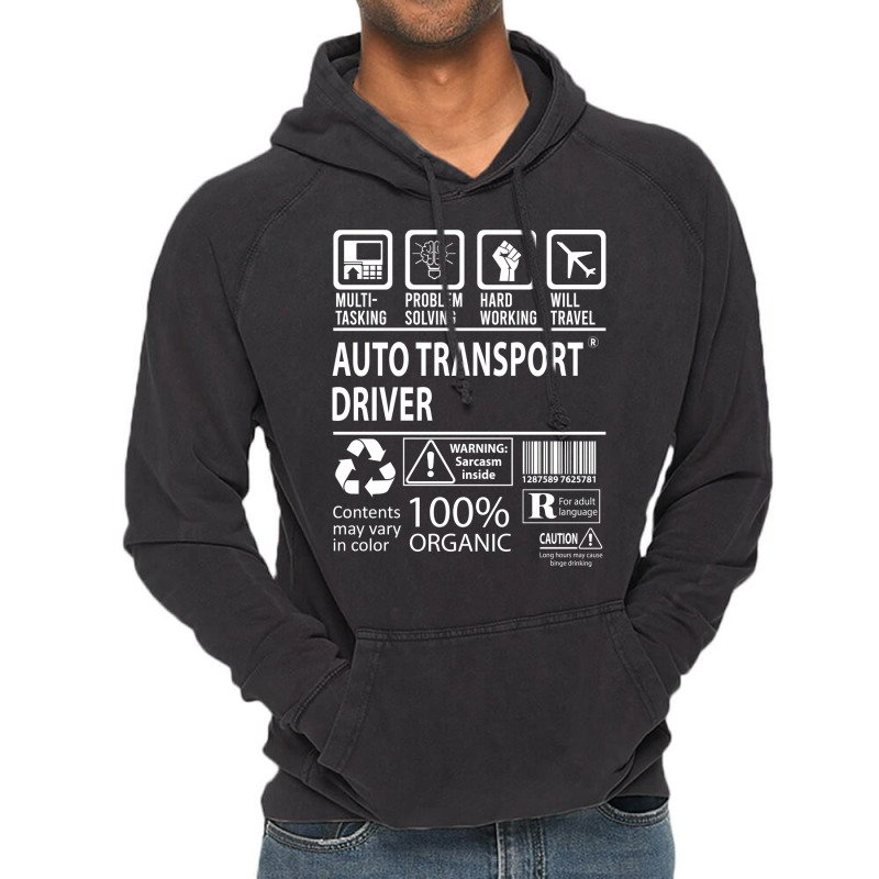 Auto Transport Driver T  Multitasking Certified Jo Vintage Hoodie by nocniwignera | Artistshot