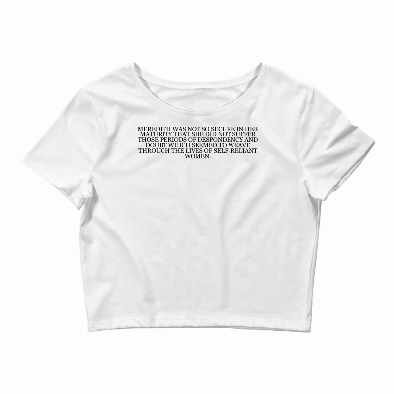 Don Delillo Aesthetic Gift Crop Top by agrezonariv | Artistshot