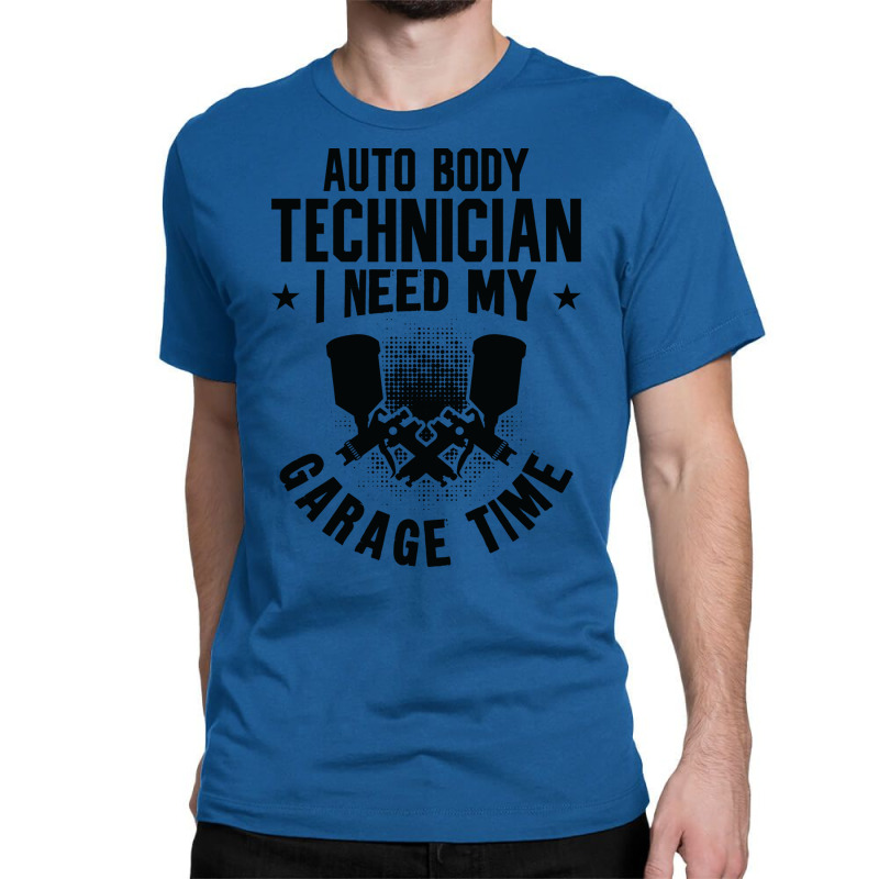 Auto Body Technician Vehicle Repair Car Maintenanc Classic T-shirt by suceelyeffy | Artistshot