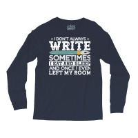 Novelist Author Writer Hipster Long Sleeve Shirts | Artistshot