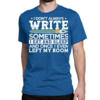 Novelist Author Writer Hipster Classic T-shirt | Artistshot