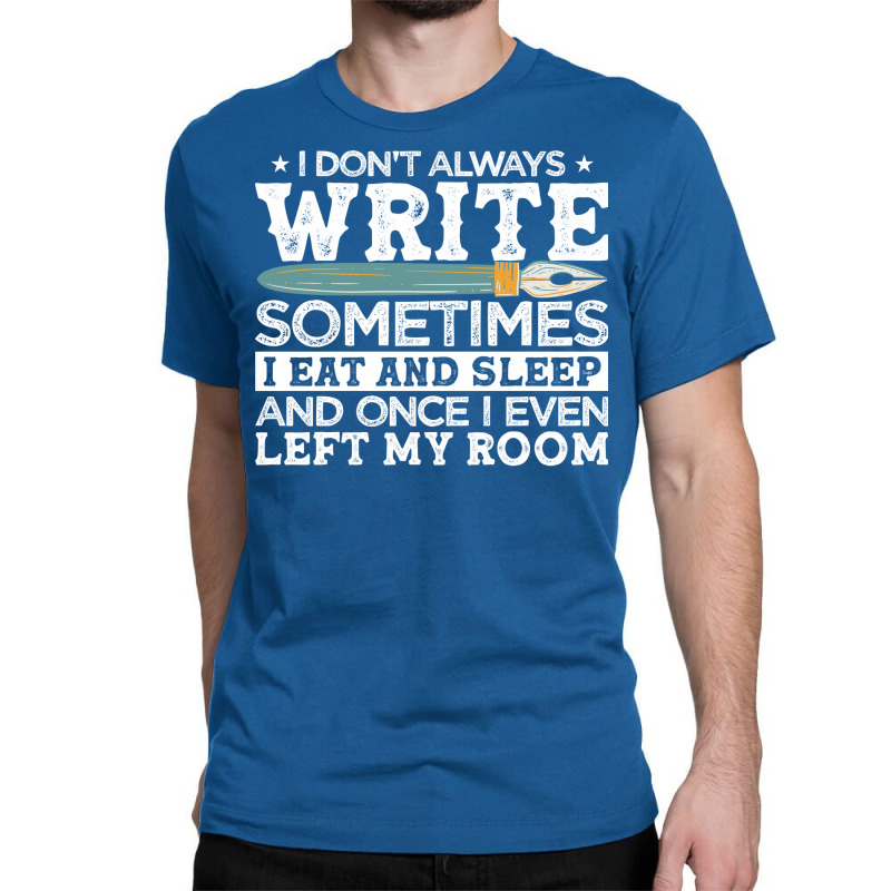 Novelist Author Writer Hipster Classic T-shirt by fgclabdib | Artistshot