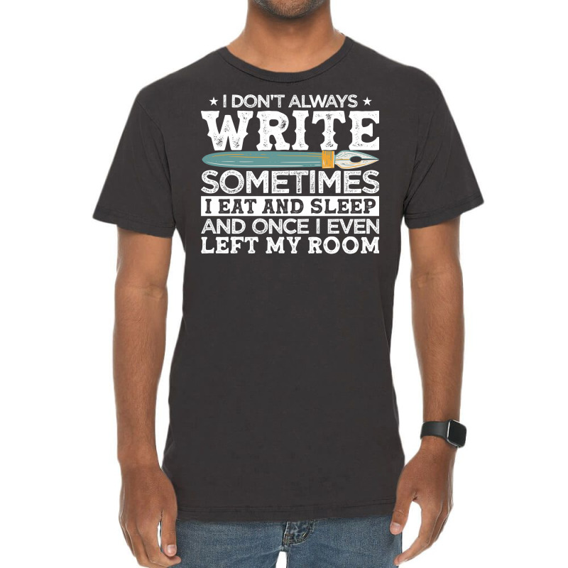 Novelist Author Writer Hipster Vintage T-Shirt by fgclabdib | Artistshot