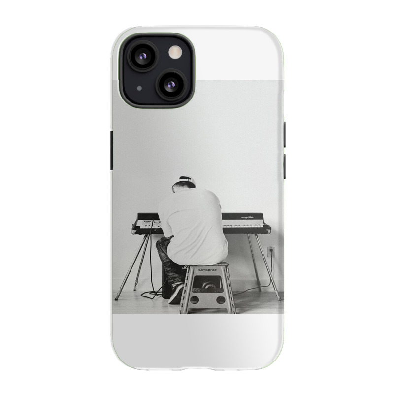 Black And White Mac Playing Piano Iphone 13 Case | Artistshot