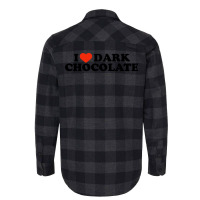 I Heart Dark Chocolate Nature Flannel Shirt | Artistshot