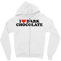 I Heart Dark Chocolate Nature Zipper Hoodie | Artistshot