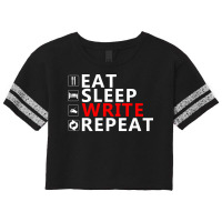 Write Repeat Trending Scorecard Crop Tee | Artistshot