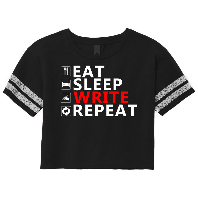 Write Repeat Trending Scorecard Crop Tee by shohebainurn | Artistshot