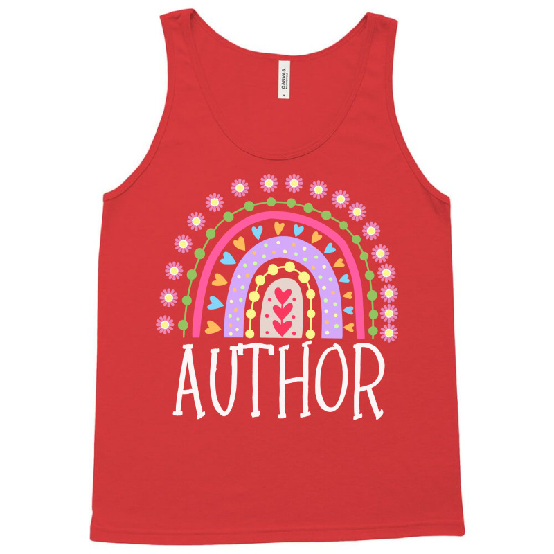 Author Rainbow Gifts Funny Tank Top | Artistshot