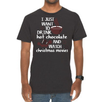 I Just Want To Drink Hot Chocolate And Watch Chris Vintage T-shirt | Artistshot