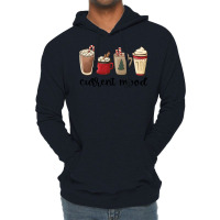 Christmas Coffee Current Mood Cozy Xmas Hot Chocol Lightweight Hoodie | Artistshot