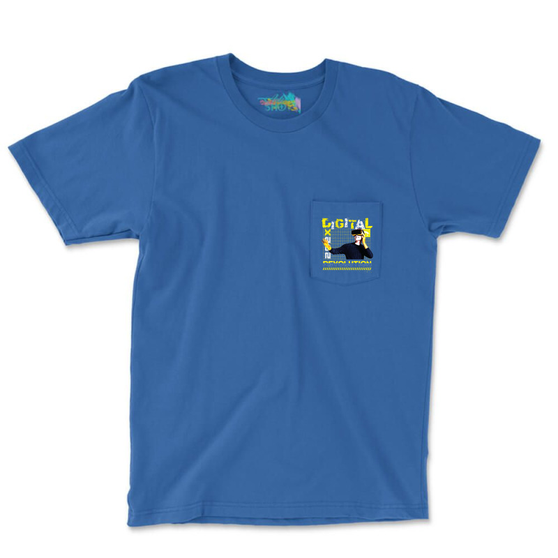 Digital Revolution Nostalgia Pocket T-shirt | Artistshot