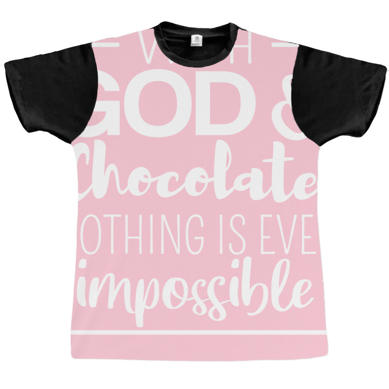 Religious Chocolate Lover 70s Graphic T-shirt | Artistshot