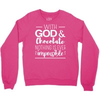 Religious Chocolate Lover 70s Crewneck Sweatshirt | Artistshot