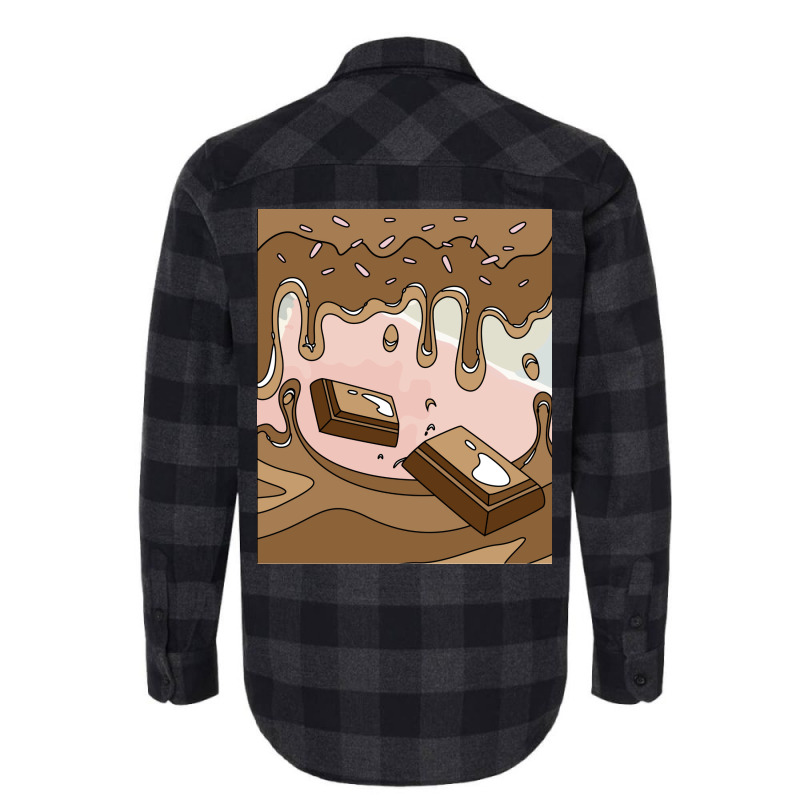 Sweet Temptation Surprise Chocolate Girl Flannel Shirt | Artistshot