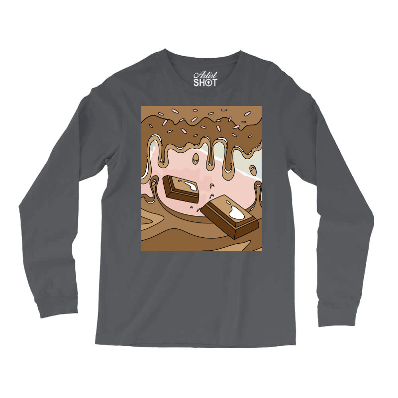 Sweet Temptation Surprise Chocolate Girl Long Sleeve Shirts | Artistshot