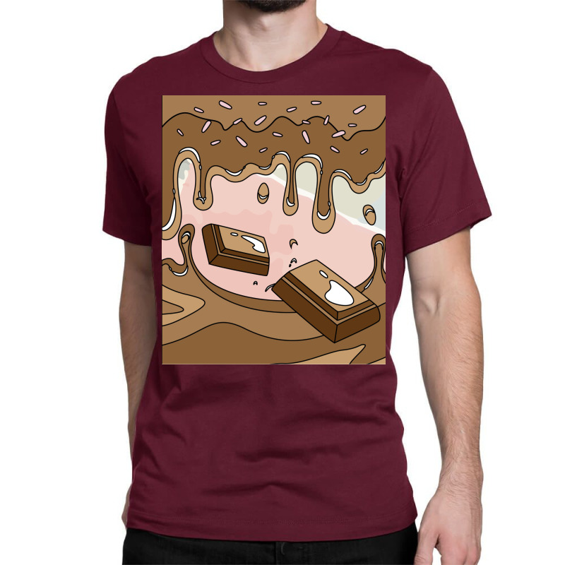 Sweet Temptation Surprise Chocolate Girl Classic T-shirt | Artistshot