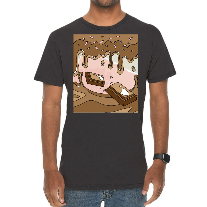 Sweet Temptation Surprise Chocolate Girl Vintage T-shirt | Artistshot