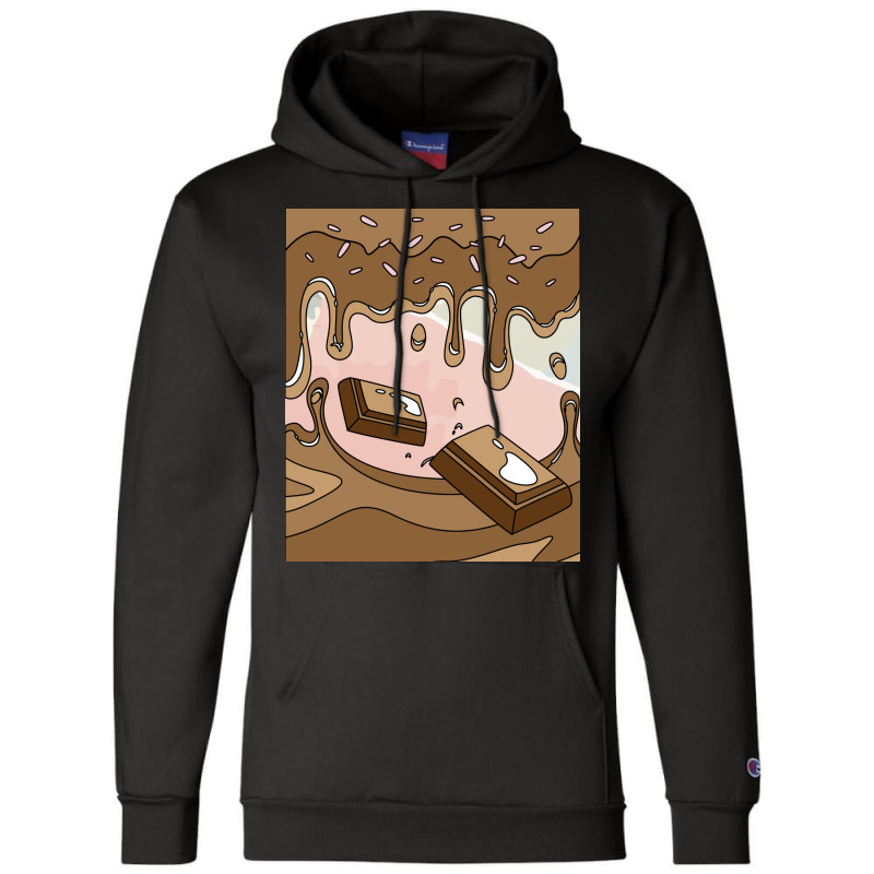 Sweet Temptation Surprise Chocolate Girl Champion Hoodie | Artistshot