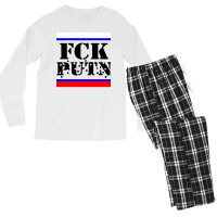 Fck Putin Fuck Putin Men's Long Sleeve Pajama Set | Artistshot