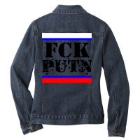 Fck Putin Fuck Putin Ladies Denim Jacket | Artistshot