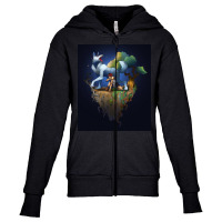 The Story Of Princess Mononoke Youth Zipper Hoodie | Artistshot