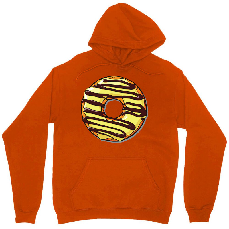 Yellow Donut Doughnut Chocolate Icing Frosting Gir Unisex Hoodie | Artistshot