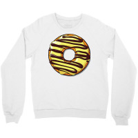 Yellow Donut Doughnut Chocolate Icing Frosting Gir Crewneck Sweatshirt | Artistshot