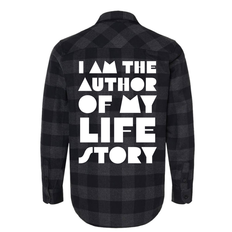 I Am The Author Of My Life Story Yellow Flannel Shirt | Artistshot