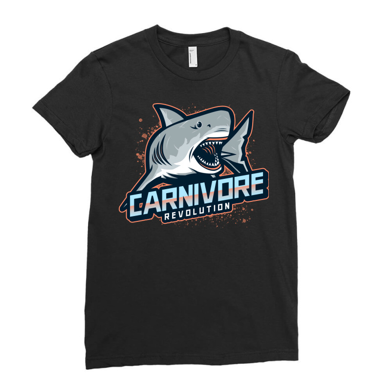 Carnivore Diet Life Meat Animal Ketogenic Ruminant Ladies Fitted T-Shirt by avroevbautod | Artistshot