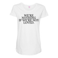 Maeve Binchy Book Quote Trending Maternity Scoop Neck T-shirt | Artistshot