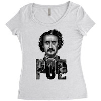 Edgar Allan Poe Vintage Women's Triblend Scoop T-shirt | Artistshot