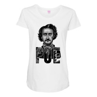 Edgar Allan Poe Vintage Maternity Scoop Neck T-shirt | Artistshot