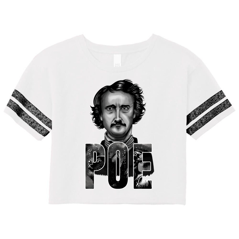 Edgar Allan Poe Vintage Scorecard Crop Tee by lenainplongo2 | Artistshot