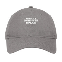 Funny Worlds Okayest Brother In Law Brother Birthd Adjustable Cap | Artistshot