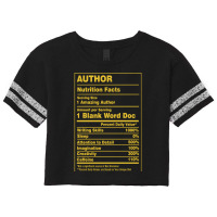 Nutrition Facts Author Girl Scorecard Crop Tee | Artistshot