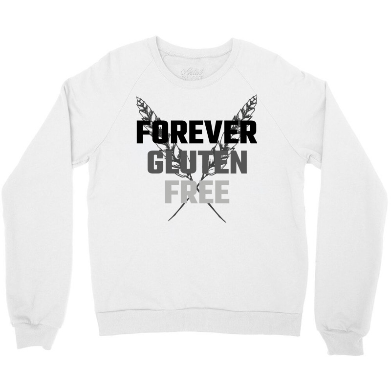 Gluten Free Forever Wheatear Music Crewneck Sweatshirt by vulumagelsyh | Artistshot