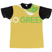 Go Green Go Vegan Cool Graphic T-shirt | Artistshot