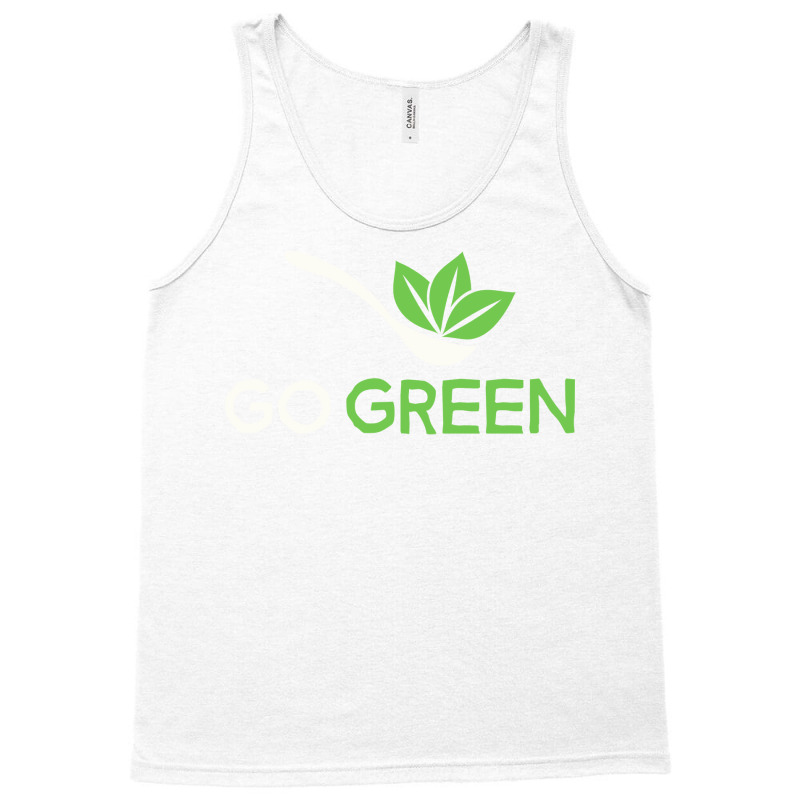 Go Green Go Vegan Cool Tank Top by vulumagelsyh | Artistshot