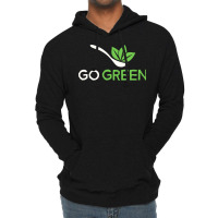 Go Green Go Vegan Cool Lightweight Hoodie | Artistshot