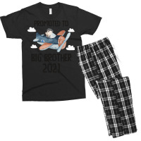 Boy Big Brother Aircraft 2021 Announce New Generat Men's T-shirt Pajama Set | Artistshot