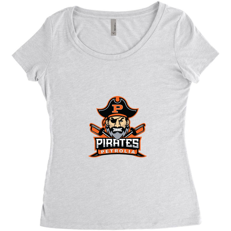 Petrolia High School, Petrolia Women's Triblend Scoop T-shirt by FormulasData | Artistshot