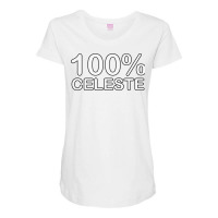 Celeste Name Wife Birthday Gifts From Hus Delivere Maternity Scoop Neck T-shirt | Artistshot